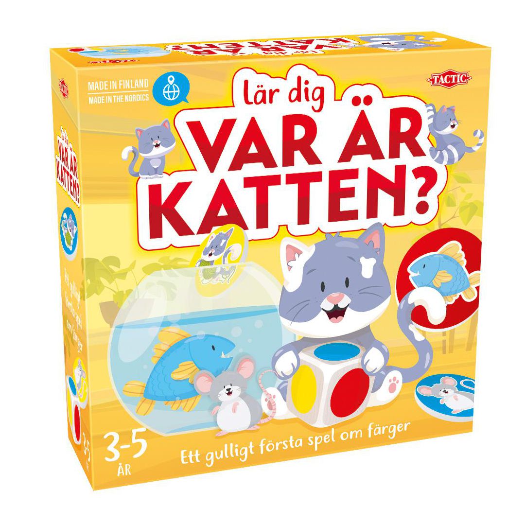 TACTIC Spel Var är katten från 3år | Skola och förskola - Lekmaterial - Spel - Från 3 - 4 år | Kontorsexperten