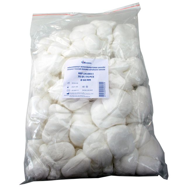 YIBON Rundtork GV 60mm 75/fp | Sjukvård och omsorg - Förband och fixering - Torkar | Kontorsexperten