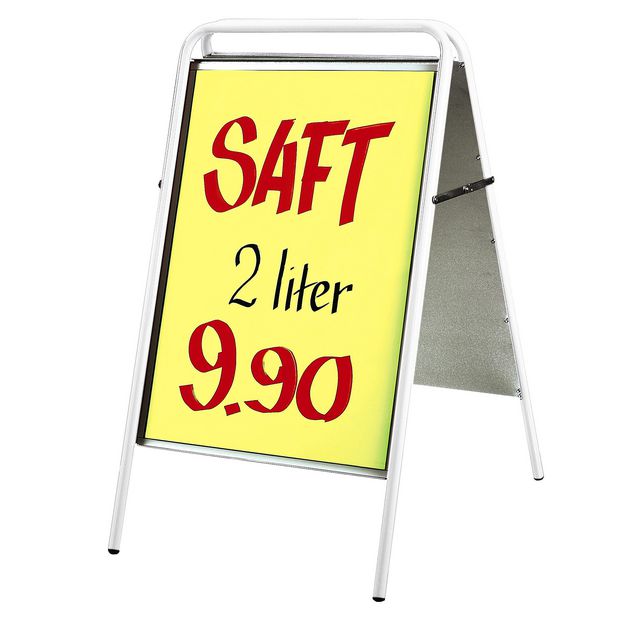 Gatuställ Sign 50x70cm vit | Kontorsmaterial - Butiksmaterial - Gatuställ | Kontorsexperten
