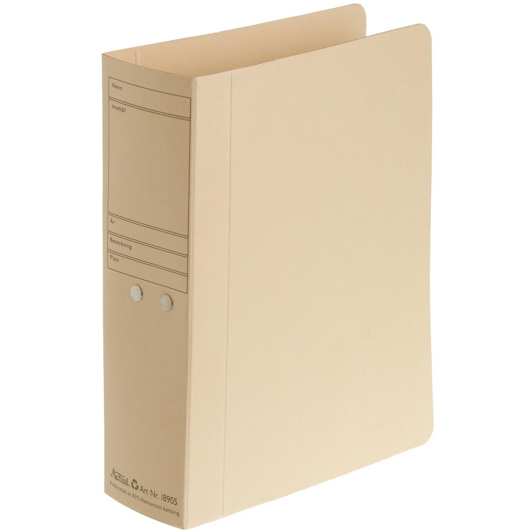 Arkivpärm A5 brun | Kontorsmaterial - Pärmar och register - Arkivpärmar | Kontorsexperten