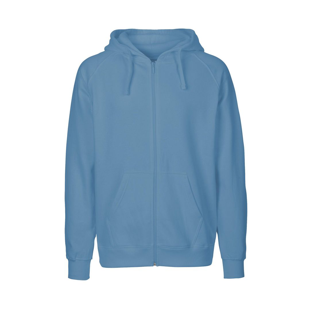 NEUTRAL® Hoodie zip O63301 herr blå S | Arbetskläder - Arbetströjor - Hoodies och luvtröjor | Kontorsexperten