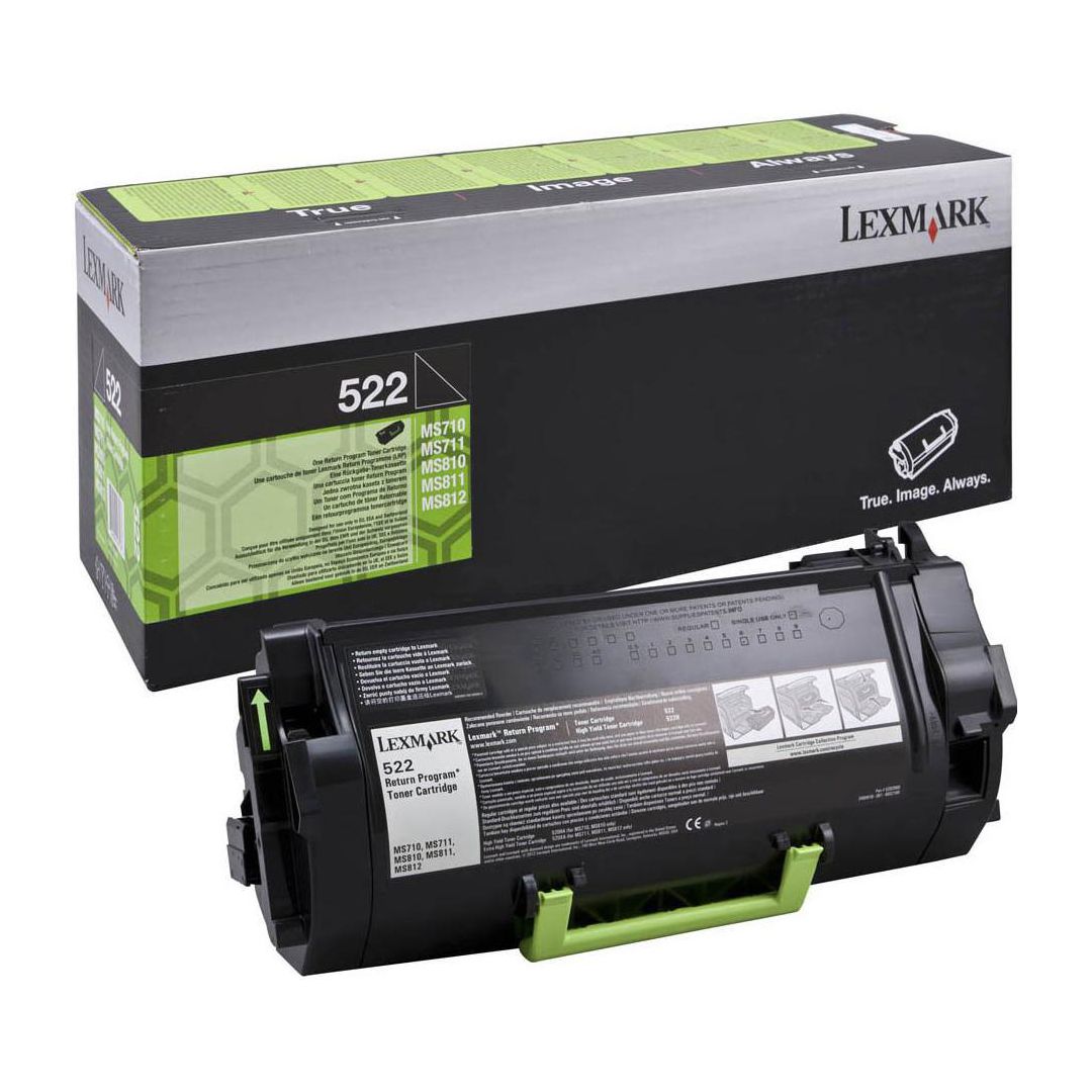 LEXMARK Toner 52D2000 522 svart | Toner och bläck - Tonerkassetter - Toner Lexmark | Kontorsexperten