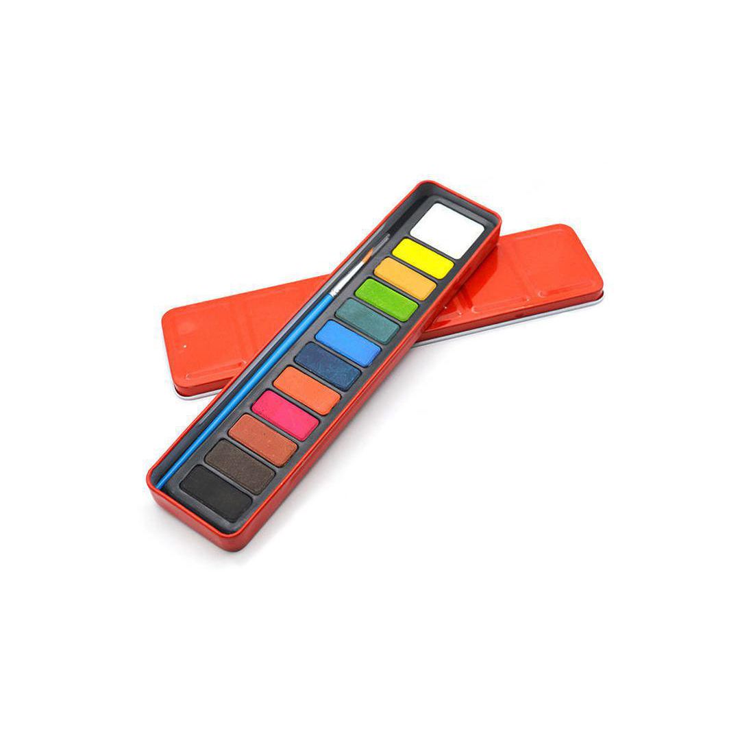 Studioakvarell 12 färger | Skola och förskola - Målarfärg och tillbehör - Akvarell | Kontorsexperten