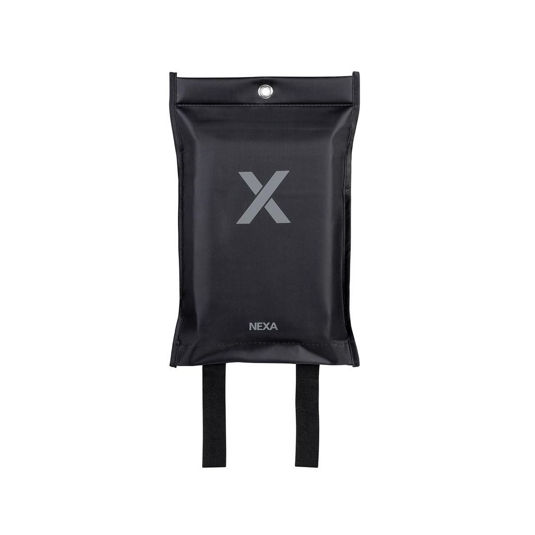 NEXA Brandfilt Silikon 120x120cm Svart | Skyddsutrustning - Brandsäkerhet - Brandfiltar | Kontorsexperten