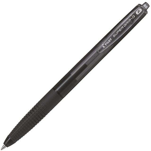 PILOT Kulpenna Super Grip, Fine, 0,7 mm, svart | Kontorsmaterial - Pennor - Kulpennor | Kontorsexperten