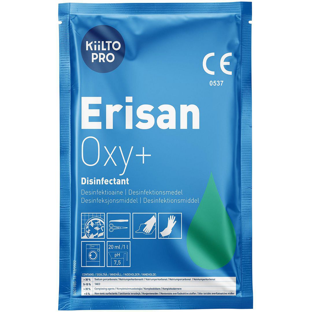 KIILTO PRO Ytdesinfektion Erisan Oxy+ 50/fp | Städ och hygien - Desinfektionsmedel - Desinfektionsservetter | Kontorsexperten