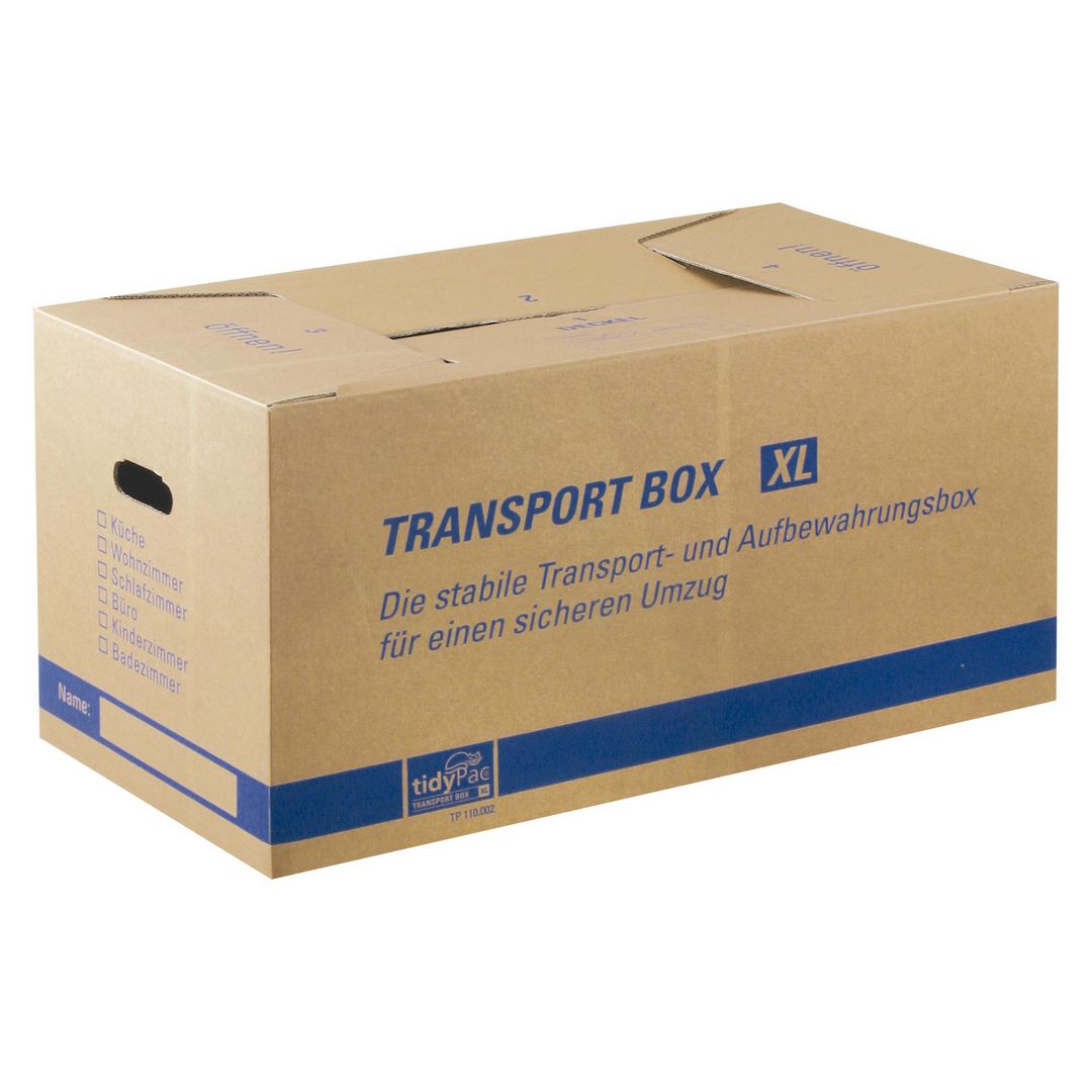 TIDYPAC Flyttlåda 680x350x355mm | Emballage och lagerutrustning - Lådor och well - Flyttlådor | Kontorsexperten
