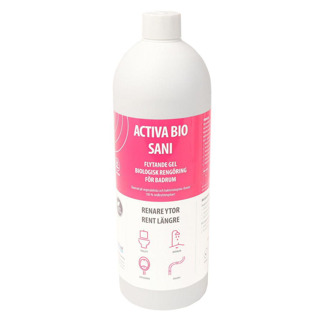 ACTIVA Sanitetsrengöring BIO Sani 1L | Städ och hygien - Rengöringsmedel - Sanitetsrent | Kontorsexperten