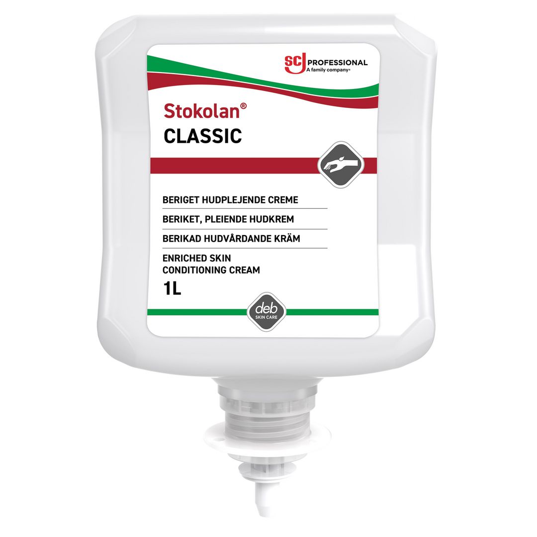 DEB Hudkräm Classic 1L | Städ och hygien - Tvål och hygien - Hygiensystem - Deb | Kontorsexperten