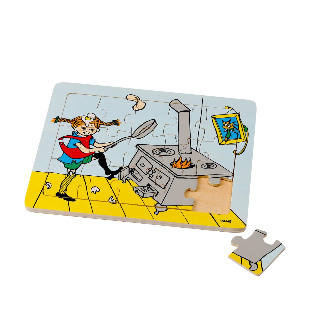 PIPPI Rampussel Pippi 15 bitar | Skola och förskola - Lekmaterial - Pussel - Rampussel | Kontorsexperten