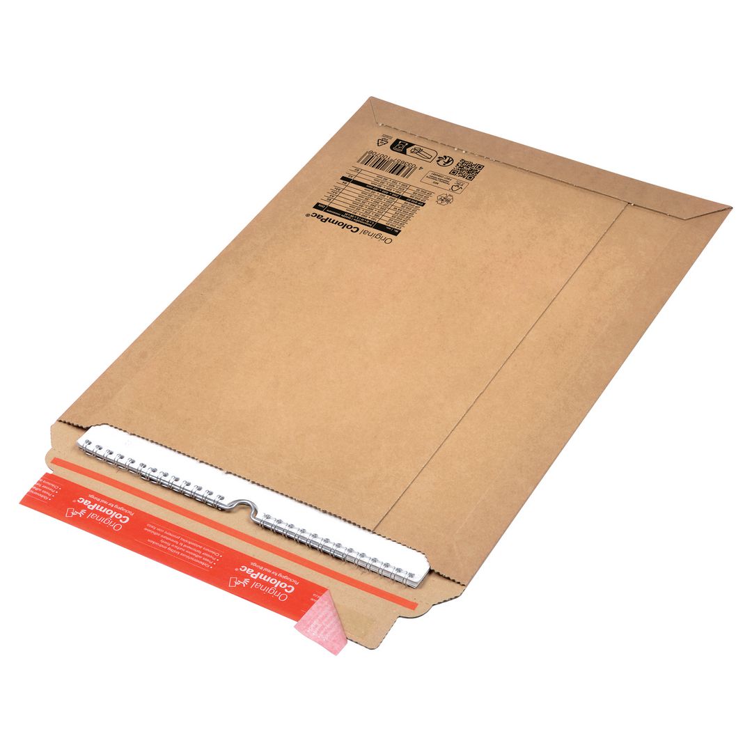 COLOMPAC Pappkuvert 290x400x50mm brun | Emballage och lagerutrustning - Kuvert och postemballage - Wellkuvert | Kontorsexperten