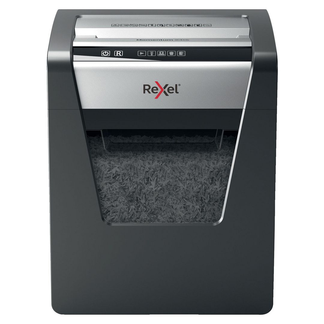 REXEL Dokumentförstörare Momentum X415 | Kontorsmaskiner - Dokumentförstörare - För 5-10 användare | Kontorsexperten