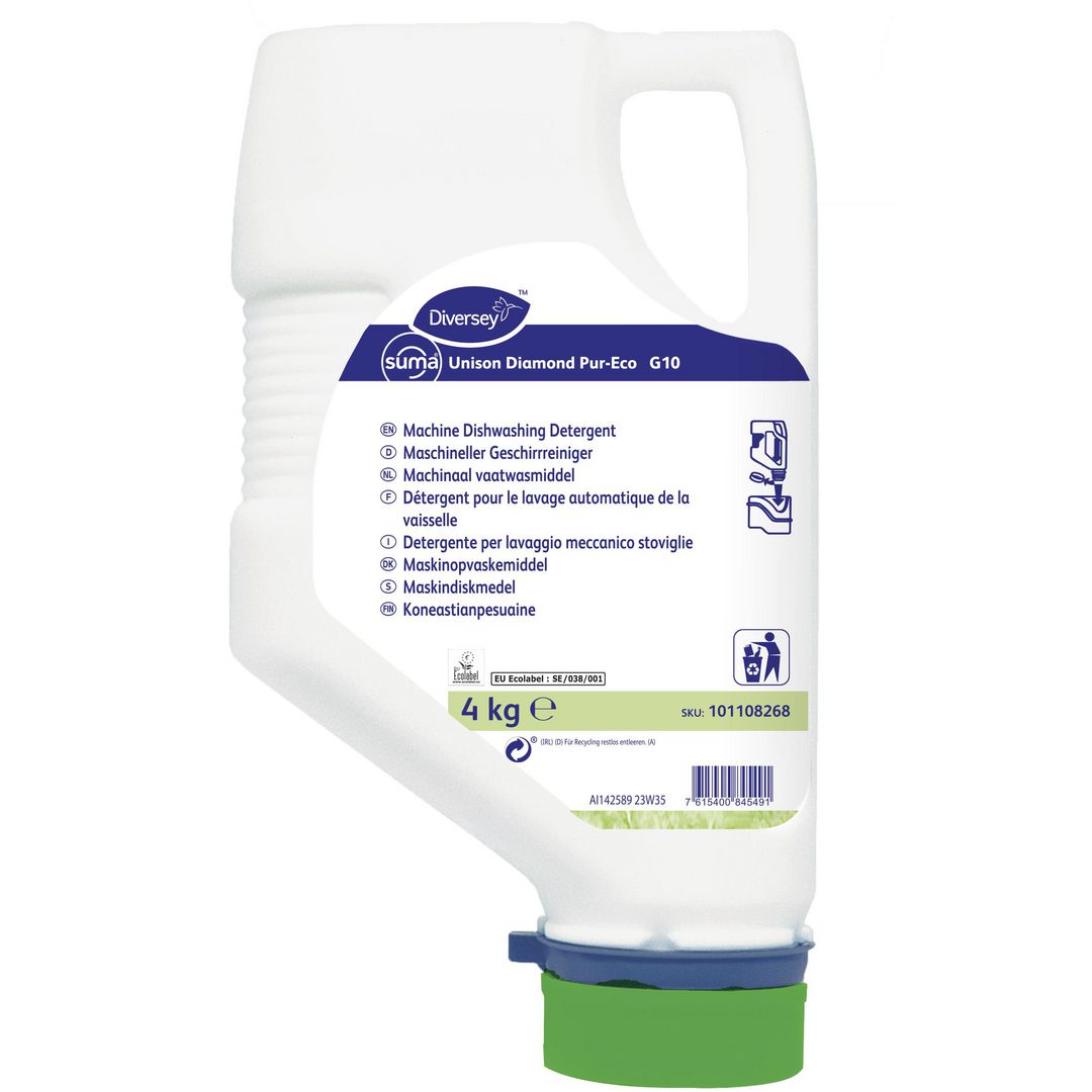 SUMA Maskindisk Unison Diamond Pur-Eco G10 4kg | Städ och hygien - Diskrengöring - Maskindiskmedel | Kontorsexperten