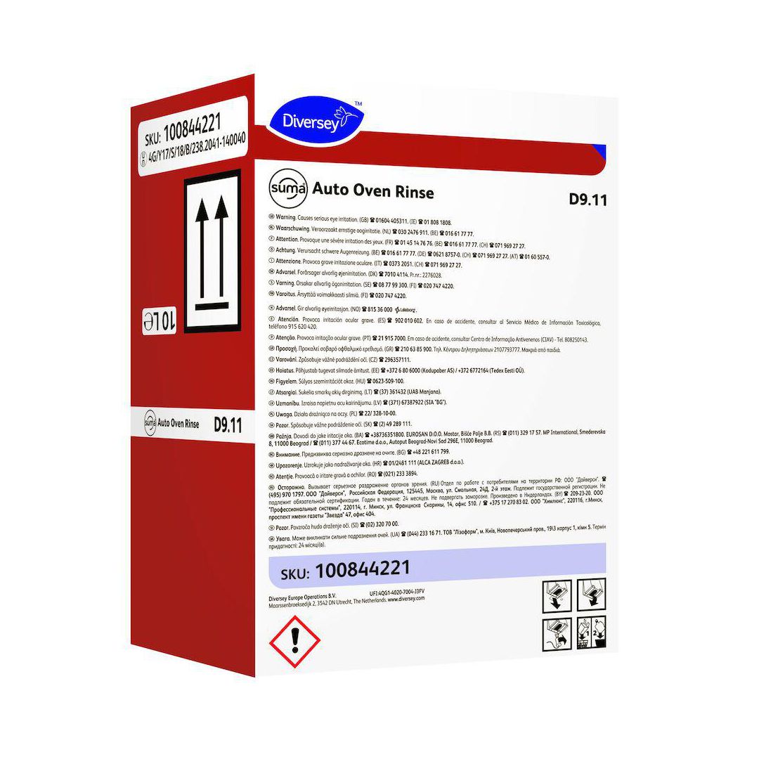 SUMA Ugnsrengöring Auto Oven Rinse D9.11 10L | Städ och hygien - Rengöringsmedel - Köksrent | Kontorsexperten