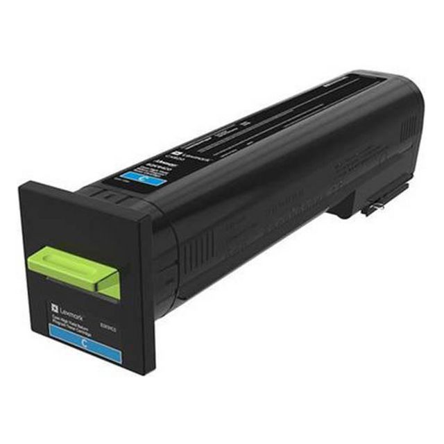 LEXMARK Toner, hög kapacitet, cyan, 72K20C0 | Toner och bläck - Tonerkassetter - Toner Lexmark | Kontorsexperten