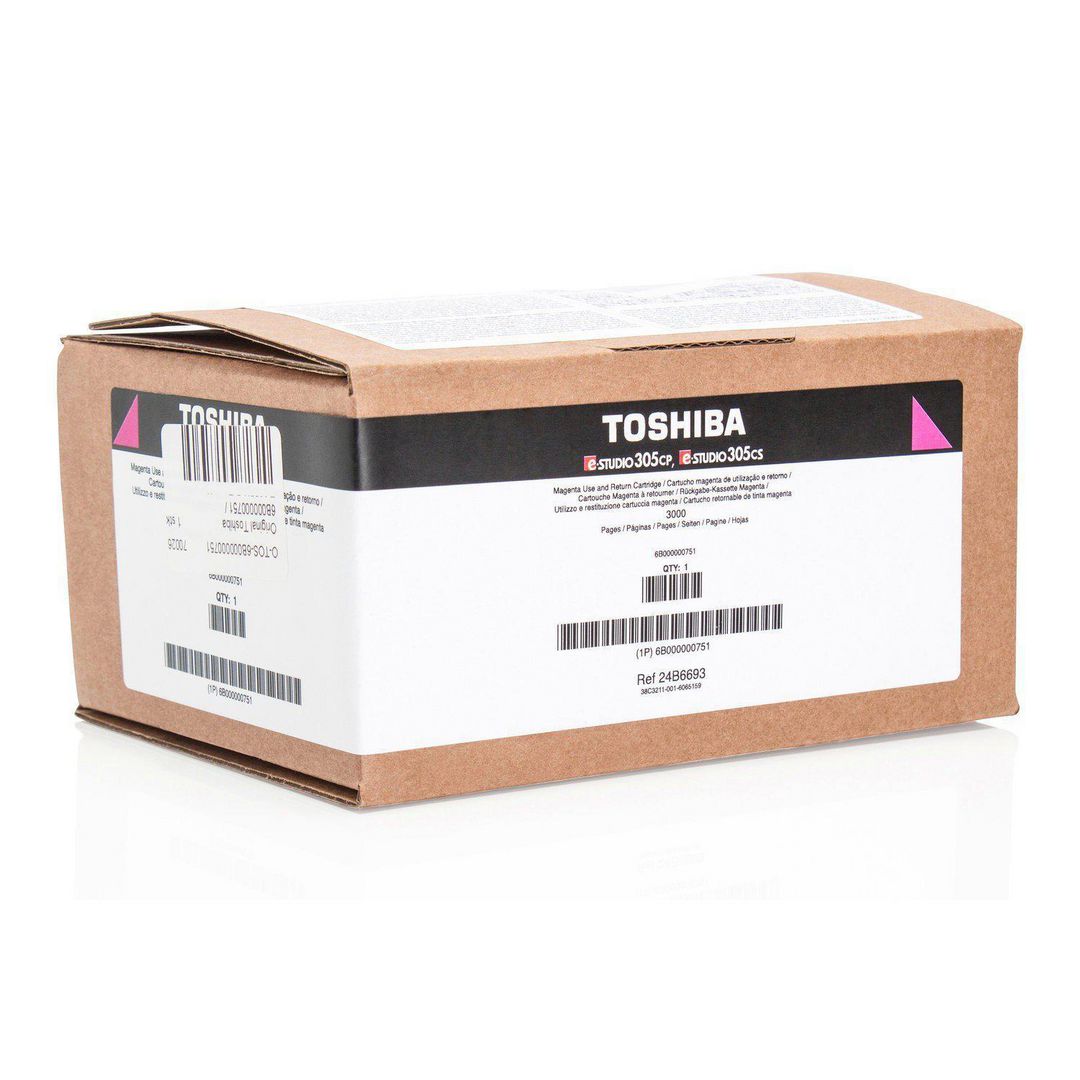 TOSHIBA Toner T305PMR Magenta | Toner och bläck - Tonerkassetter - Toner Toshiba | Kontorsexperten