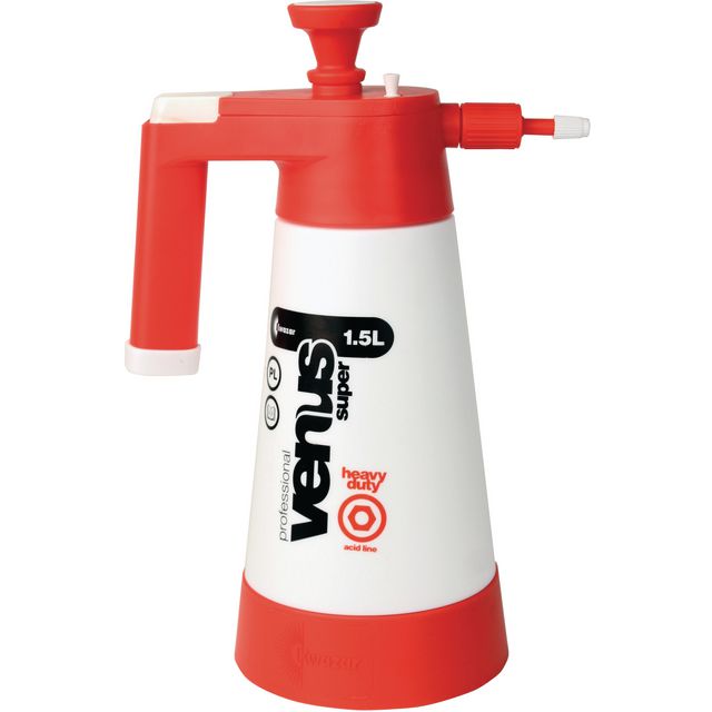 KWAZAR Tryckspruta Venus Super röd 1,5L | Städ och hygien - Städredskap - Trycksprutor | Kontorsexperten