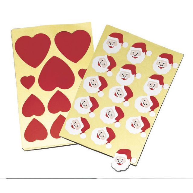 PLAYBOX Tomtar/Hjärtan 178/fp | Skola och förskola - Hobbymaterial - Bokmärken och stickers | Kontorsexperten