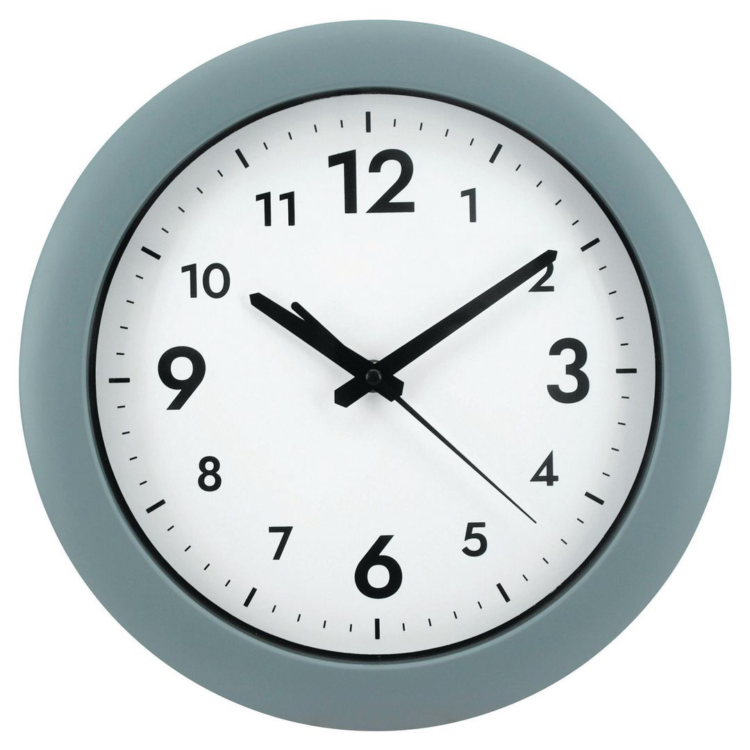 Väggklocka Easytime ø30cm grå | Kontorsmöbler och inredning - Väggur - Väggur | Kontorsexperten