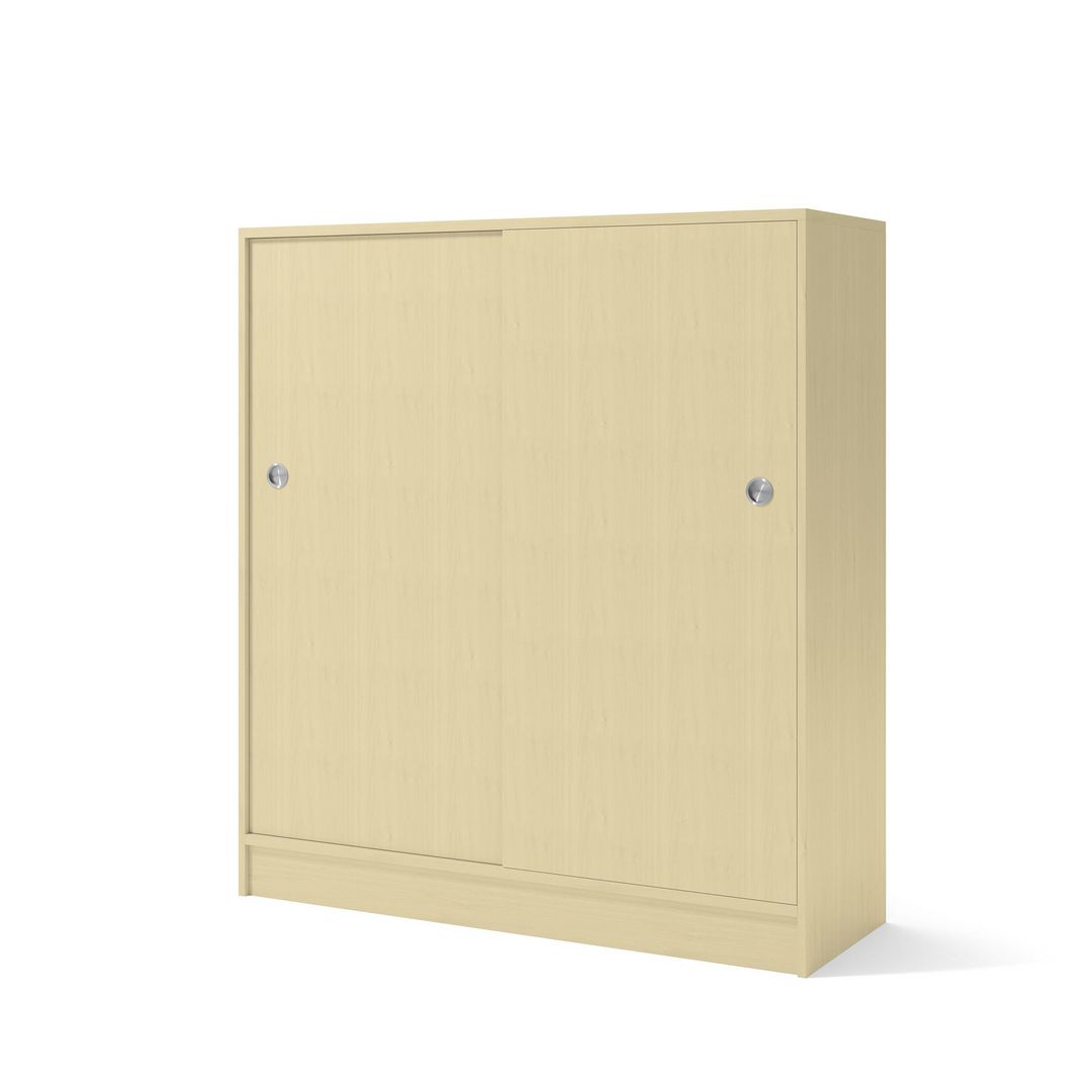 LANAB DESIGN Skåp 3xA4 skjutdörrar H132,5cm björk | Kontorsmöbler och inredning - Skåp och hyllor - Skåp | Kontorsexperten