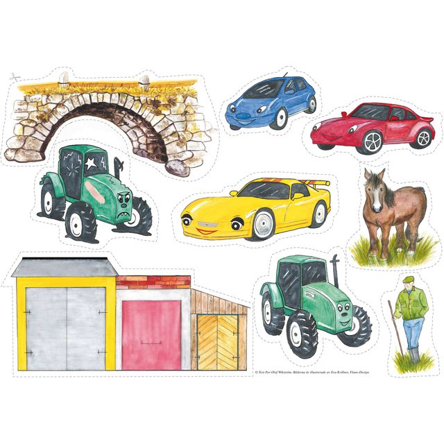 Flanosats favoriter 2/fp | Skola och förskola - Lekmaterial - Flanellograf | Kontorsexperten