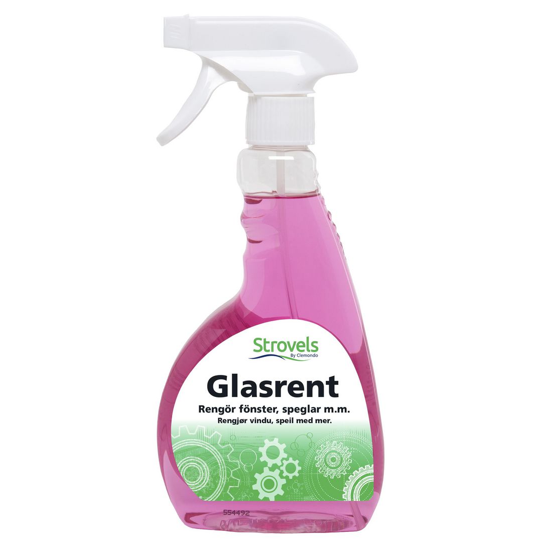 STROVELS Fönsterputs spray 500ml | Städ och hygien - Fönsterrengöring - Fönsterputsmedel | Kontorsexperten