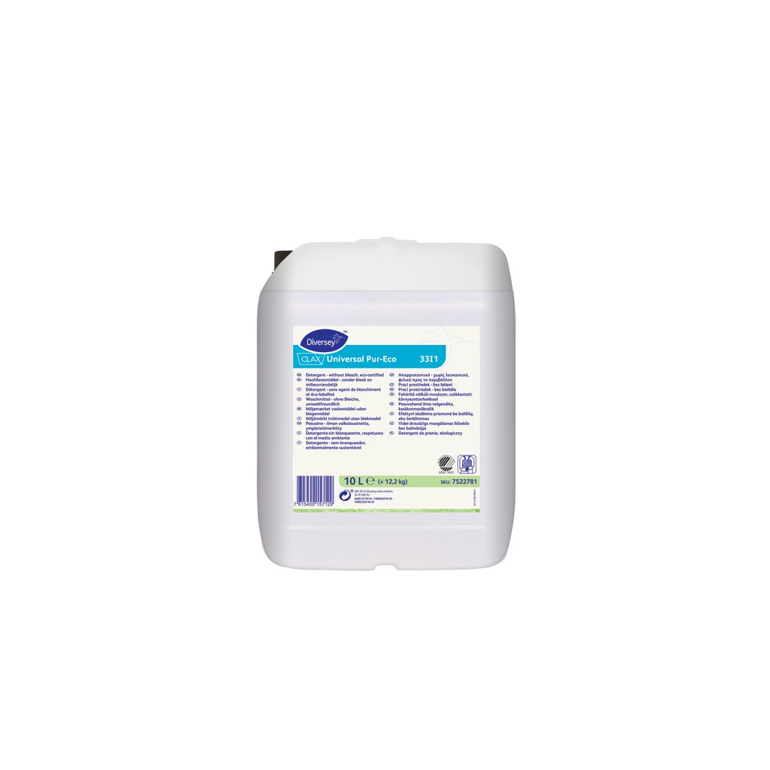 CLAX Tvättmedel Universal Pur-Eco 10L | Städ och hygien - Tvättmedel och klädvård - Tvättmedel | Kontorsexperten