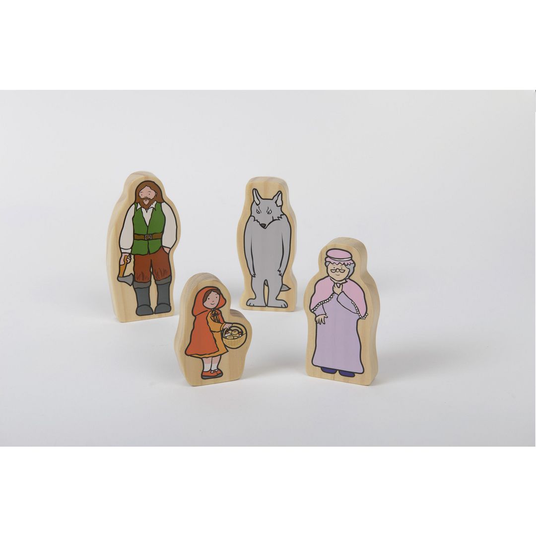 YELLOW DOOR Sagofigurer av trä, Rödluvan 4/fp | Skola och förskola - Lekmaterial - Lekfigurer - Sagofigurer | Kontorsexperten