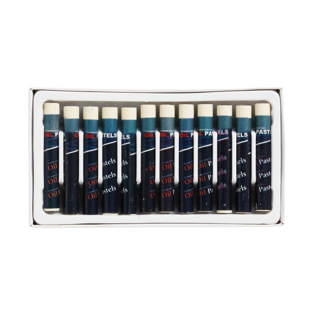 Oljepastellkrita vit 12/fp | Skola och förskola - Bild och form - Kritor | Kontorsexperten