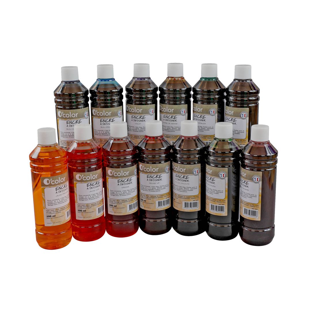 Flytande akvarellfärg 500 ml röd | Skola och förskola - Målarfärg och tillbehör - Akvarell | Kontorsexperten