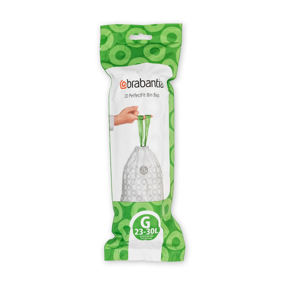 BRABANTIA Avfallspåse PerfectFit G, 23-30L | Städ och hygien - Påsar och säckar - Papperskorgspåsar | Kontorsexperten