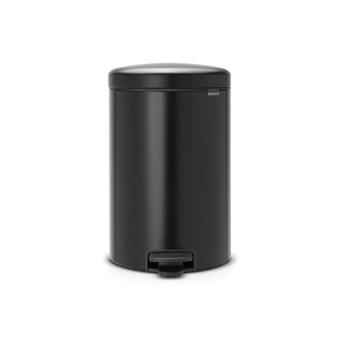 BRABANTIA Papperskorg NewIcon 20L matt svart | Städ och hygien - Avfallshantering och källsortering - Papperskorgar | Kontorsexperten