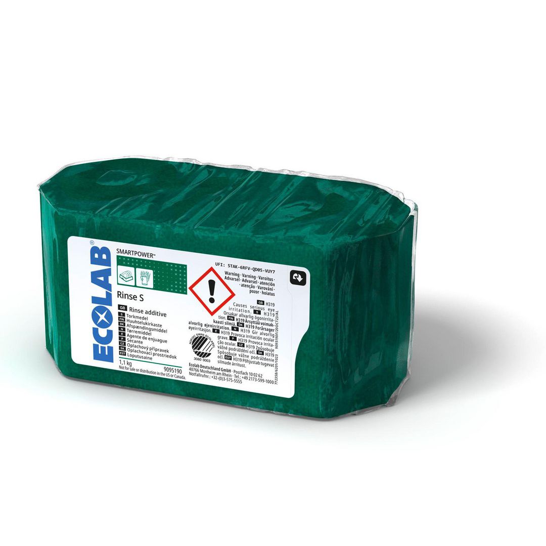 ECOLAB Torkmedel Apex Rinse 1,1kg 2/fp | Städ och hygien - Diskrengöring - Torkmedel och sköljmedel | Kontorsexperten