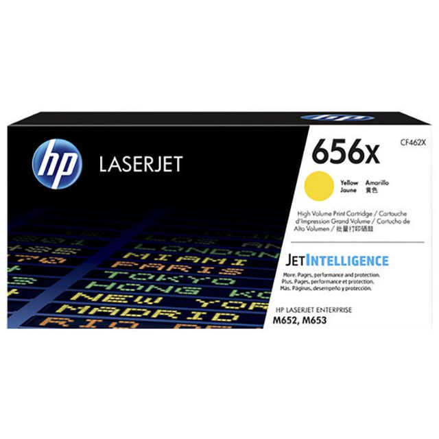 HP Toner CF462X 656X 22K Gul | Toner och bläck - Tonerkassetter - Toner HP | Kontorsexperten