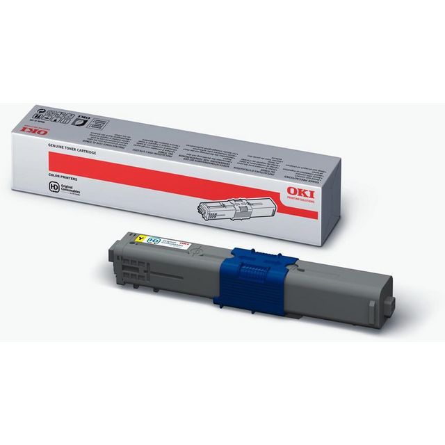 OKI Toner 45862837 gul | Toner och bläck - Tonerkassetter - Toner OKI | Kontorsexperten
