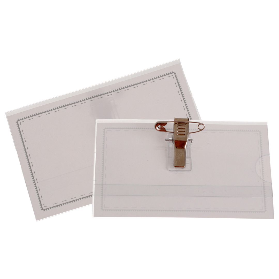 ACTUAL Namnskylt 90x57mm 50/fp | Kontorsmöbler och inredning - Namnskyltar och korthållare - Namnbrickor | Kontorsexperten