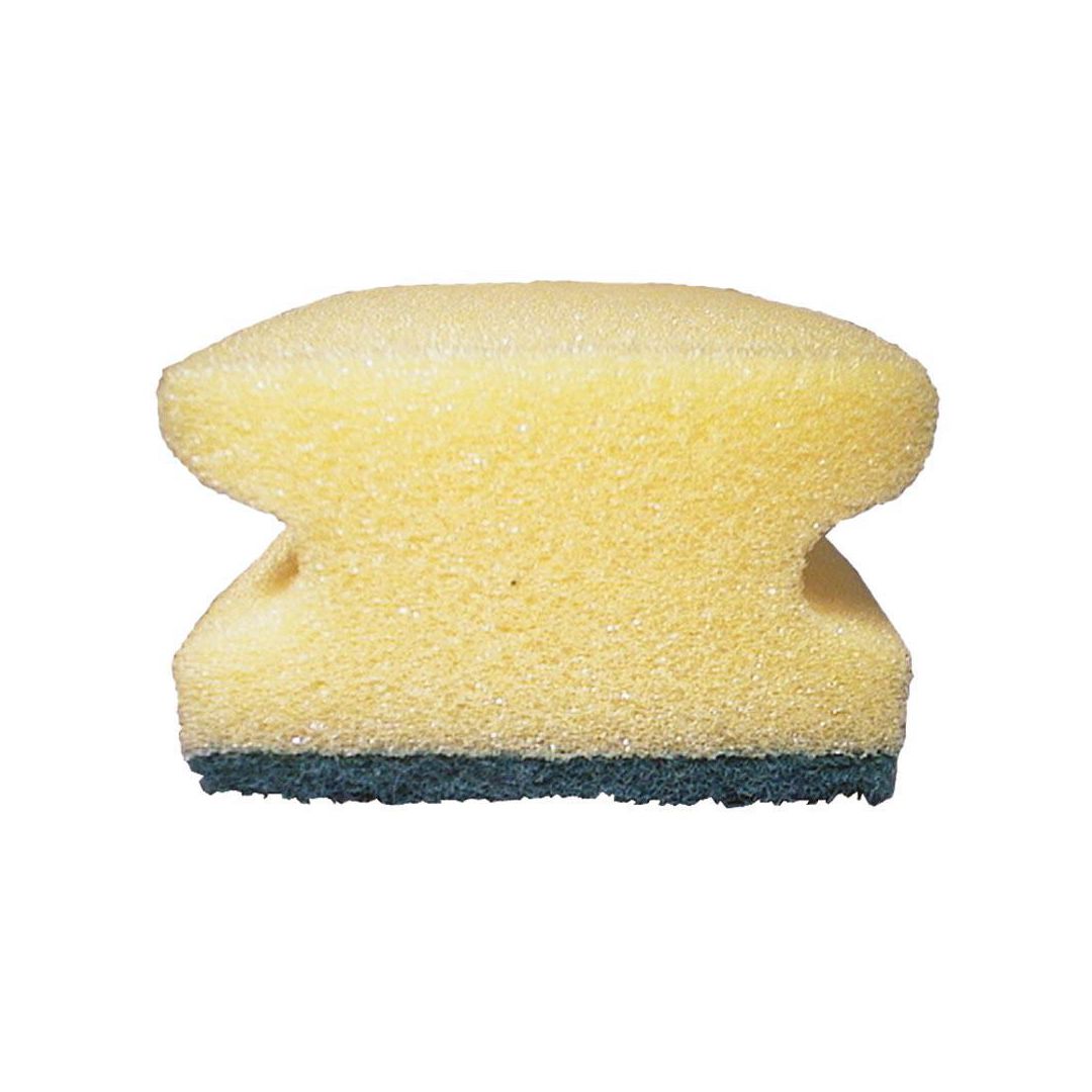 HYGIENTEKNIK Rengöringssvamp med grepp grön | Städ och hygien - Städredskap - Svampar och skurblock | Kontorsexperten