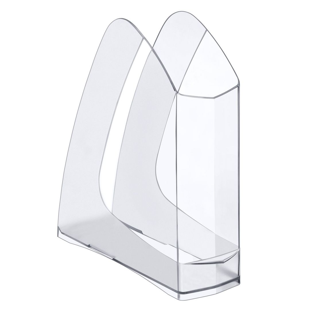 LYRECO 632 MAGAZINE RACK A4 CRYSTAL | Kontorsmaterial - Till skrivbordet - Tidskriftssamlare | Kontorsexperten