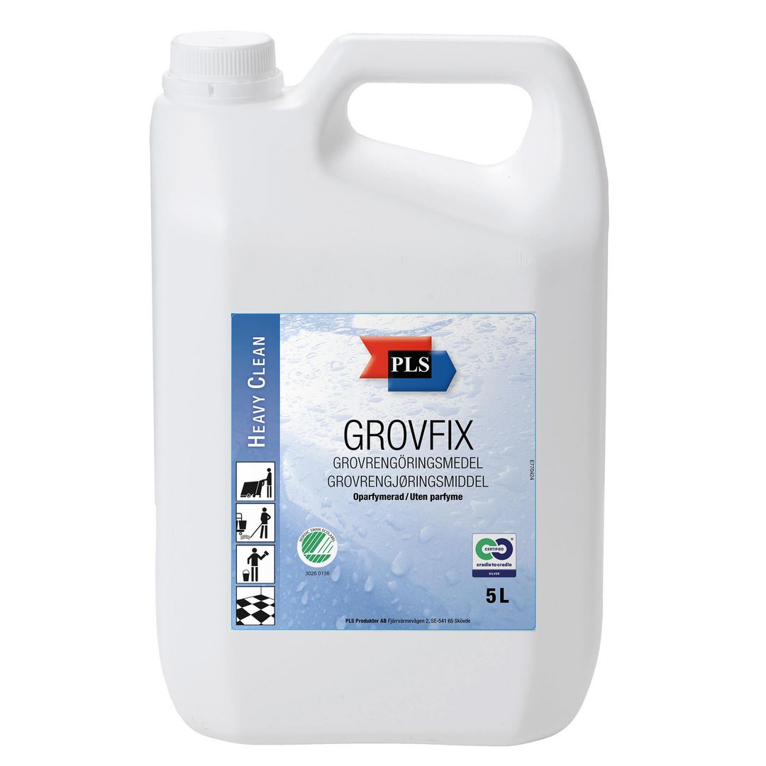 PLS Grovrengöring Grovfix oparfymerad 5L | Städ och hygien - Rengöringsmedel - Grovrent | Kontorsexperten