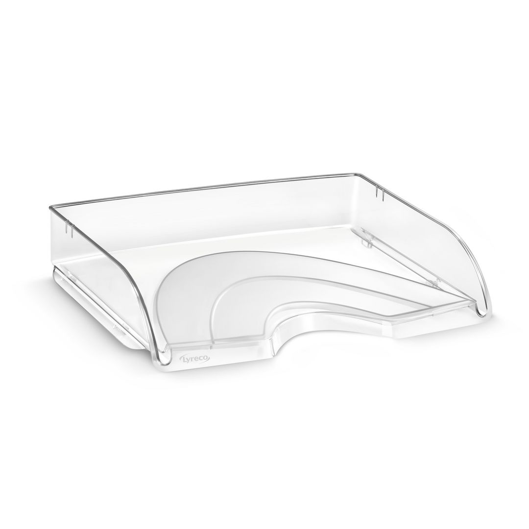 LYRECO LETTER TRAY LANDSCAPE CRYSTAL | Kontorsmaterial - Till skrivbordet - Brevkorgar | Kontorsexperten