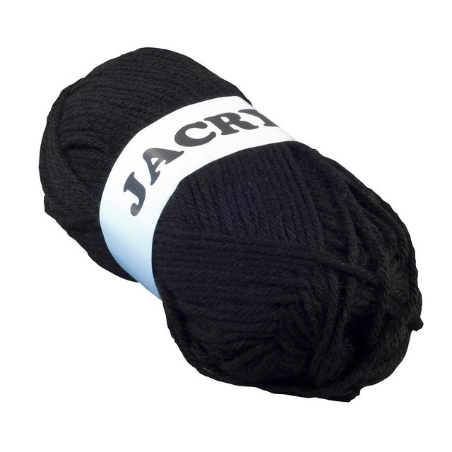 Akrylgarn 50 g, svart | Skola och förskola - Hobbymaterial - Garn | Kontorsexperten