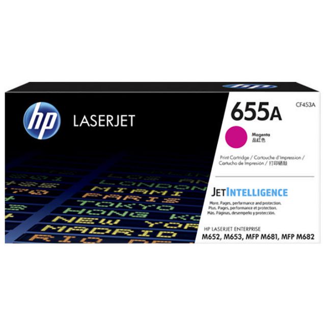 HP Toner CF453A 655A 10,5K Magenta | Toner och bläck - Tonerkassetter - Toner HP | Kontorsexperten