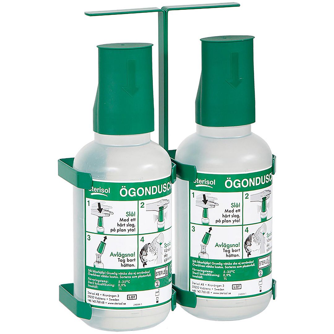 STERISOL Ögondusch 1L 2/fp | Skyddsutrustning - Första Hjälpen - Ögondusch | Kontorsexperten