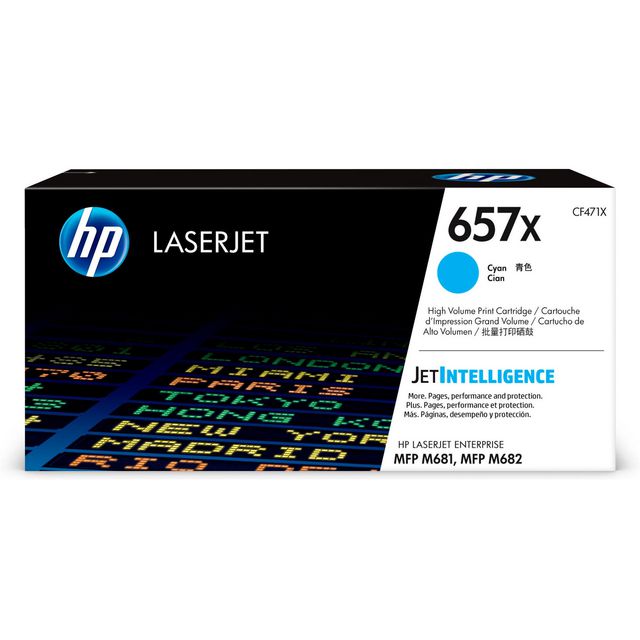 HP Toner CF471X 657X 23K Cyan | Toner och bläck - Tonerkassetter - Toner HP | Kontorsexperten