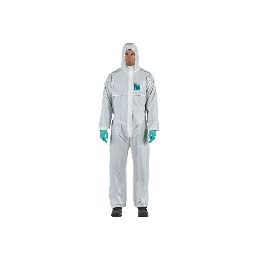 ANSELL Skyddsoverall ALPHATEC COMFORT vit L | Skyddsutrustning - Engångskläder - Skyddsoverall | Kontorsexperten
