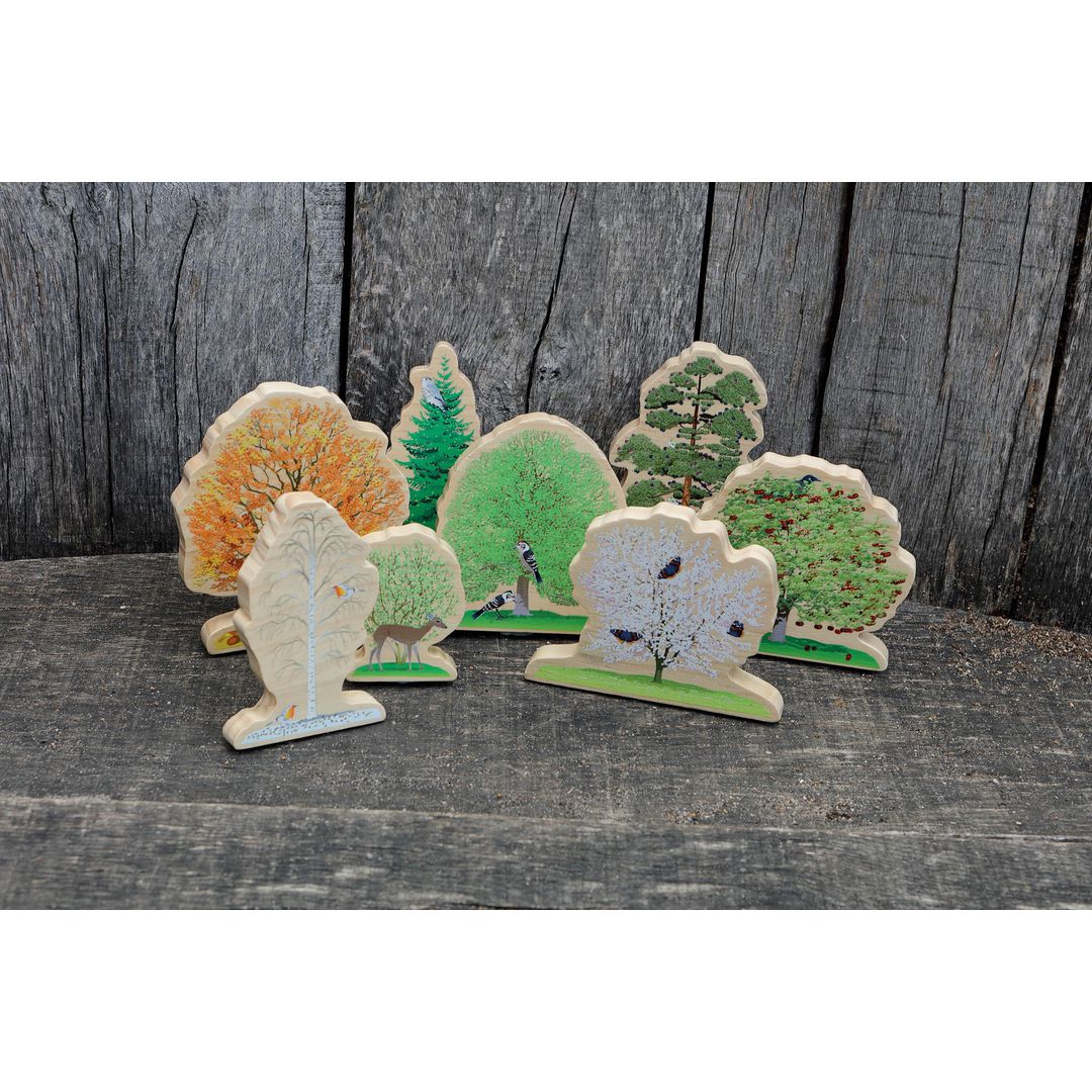 YELLOW DOOR Träd och buskar av trä 10/fp | Skola och förskola - Lekmaterial - Lekfigurer - Övriga | Kontorsexperten