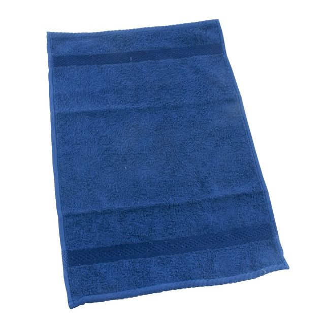 Frottéhandduk, blå | Skolmöbler och inredning - Skötrum - Handdukar | Kontorsexperten