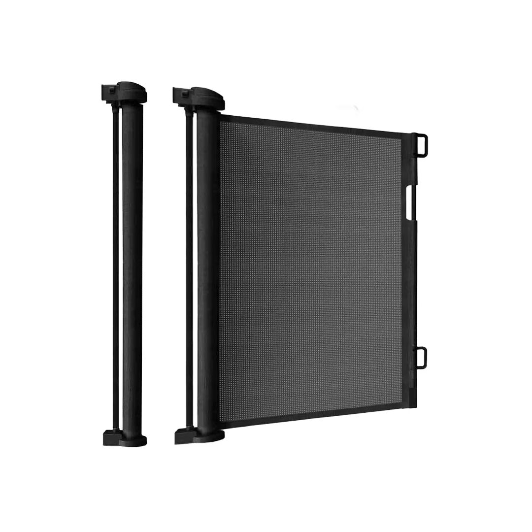 Barngrind Rullgardin 160cm Premium Svart | Skolmöbler och inredning - Barnsäkerhet - Grindar | Kontorsexperten
