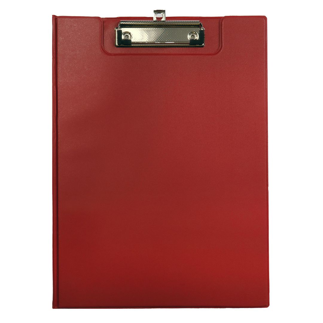 Skrivplatta för A4-format röd | Kontorsmaterial - Till skrivbordet - Skrivplattor | Kontorsexperten