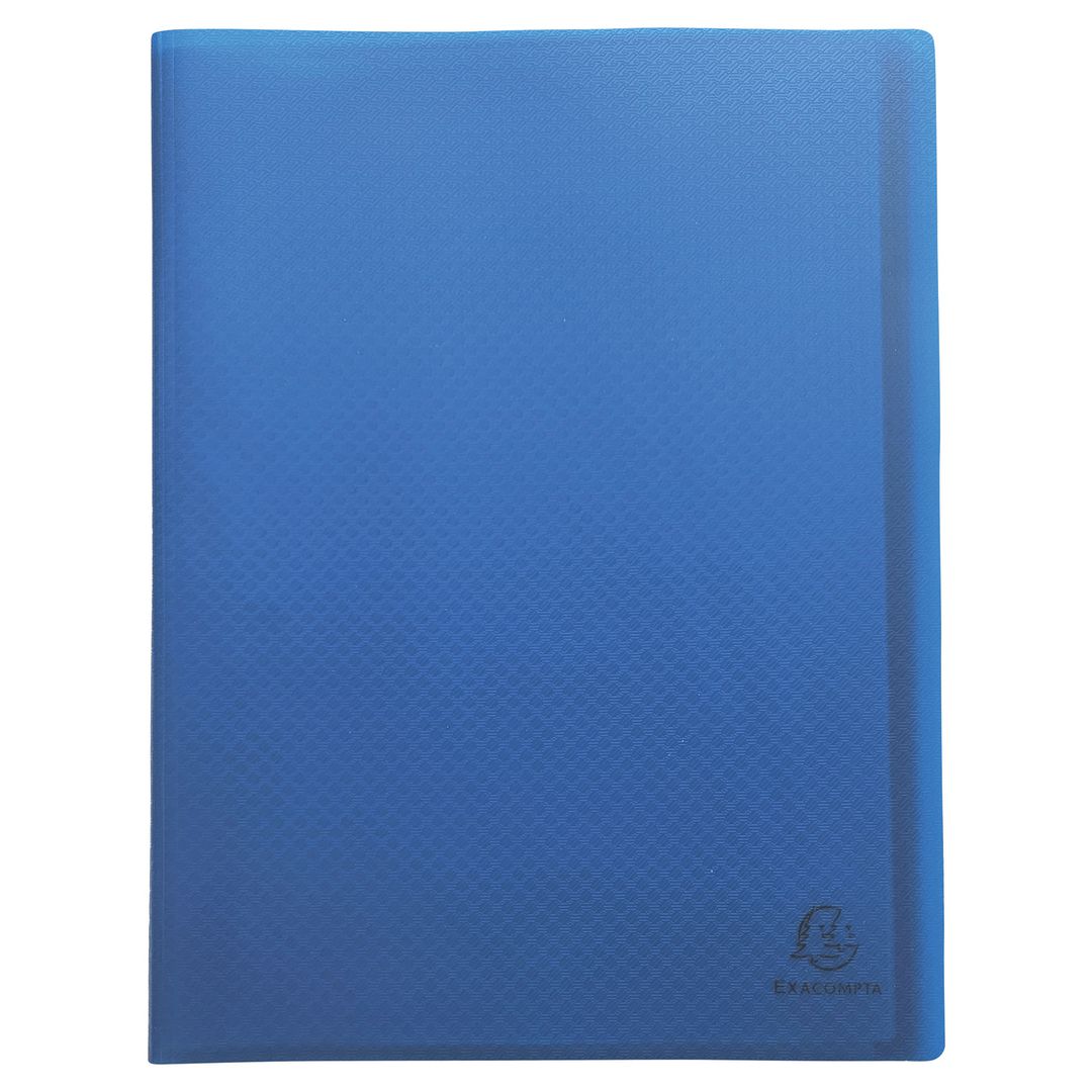 EXACOMPTA Demobok recycled 30 fickor blå | Kontorsmaterial - Pärmar och register - Demopärmar och demoböcker | Kontorsexperten